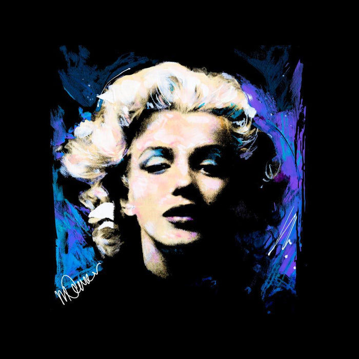 Sidney Maurer Original Portrait Of Marilyn Monroe Short Curls Mens Sweatshirt - Mens Sweatshirt