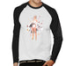 Sidney Maurer Original Portrait Of Marilyn Monroe Skirt Blowing Men's Baseball Long Sleeved T-Shirt