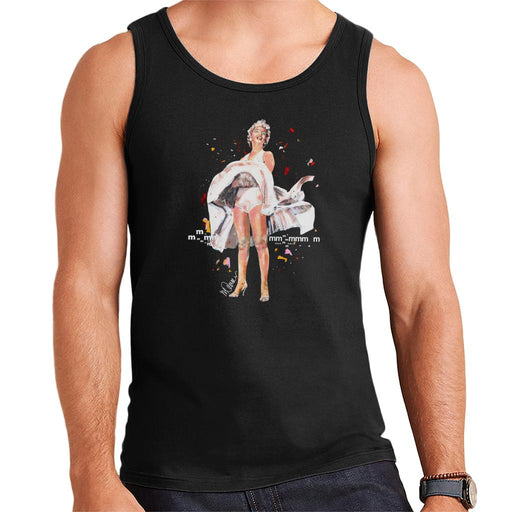 Sidney Maurer Original Portrait Of Marilyn Monroe Skirt Blowing Men's Vest