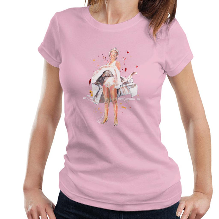 Sidney Maurer Original Portrait Of Marilyn Monroe Skirt Blowing Women's T-Shirt