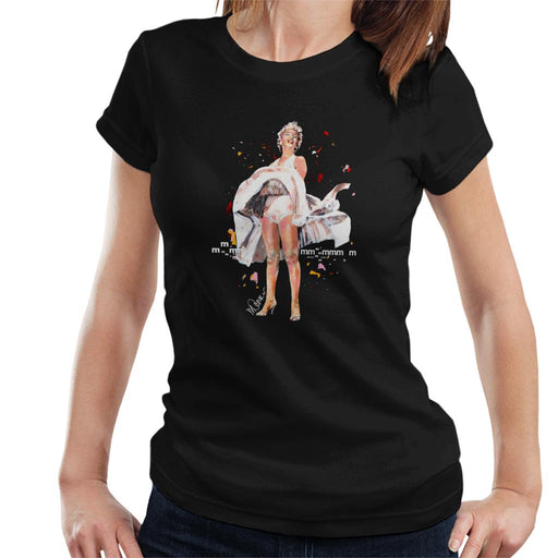 Sidney Maurer Original Portrait Of Marilyn Monroe Skirt Blowing Women's T-Shirt