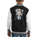 Sidney Maurer Original Portrait Of Miley Cyrus Biting Collar Kids Varsity Jacket - Kids Boys Varsity Jacket
