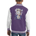 Sidney Maurer Original Portrait Of Miley Cyrus Biting Collar Kids Varsity Jacket - Kids Boys Varsity Jacket