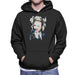 Sidney Maurer Original Portrait Of Miley Cyrus Biting Collar Mens Hooded Sweatshirt - Mens Hooded Sweatshirt