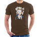 Sidney Maurer Original Portrait Of Miley Cyrus Biting Collar Mens T-Shirt - Mens T-Shirt