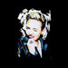Sidney Maurer Original Portrait Of Miley Cyrus Biting Collar Kids Varsity Jacket - Kids Boys Varsity Jacket