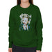 Sidney Maurer Original Portrait Of Miley Cyrus Biting Collar Womens Sweatshirt - Womens Sweatshirt