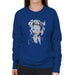Sidney Maurer Original Portrait Of Miley Cyrus Biting Collar Womens Sweatshirt - Womens Sweatshirt