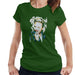 Sidney Maurer Original Portrait Of Miley Cyrus Biting Collar Womens T-Shirt - Womens T-Shirt