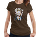 Sidney Maurer Original Portrait Of Miley Cyrus Biting Collar Womens T-Shirt - Womens T-Shirt