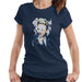 Sidney Maurer Original Portrait Of Miley Cyrus Biting Collar Womens T-Shirt - Womens T-Shirt