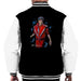 Sidney Maurer Original Portrait Of Michael Jackson Thriller Mens Varsity Jacket - Mens Varsity Jacket
