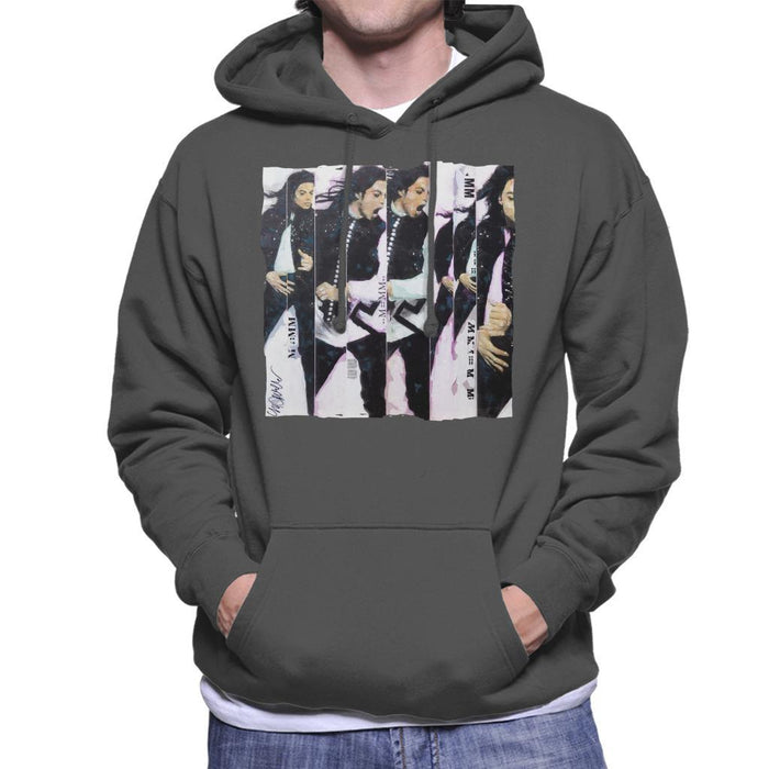 Sidney Maurer Original Portrait Of Michael Jackson 90s Mens Hooded Sweatshirt - Mens Hooded Sweatshirt