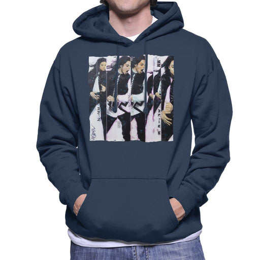 Sidney Maurer Original Portrait Of Michael Jackson 90s Mens Hooded Sweatshirt - Mens Hooded Sweatshirt