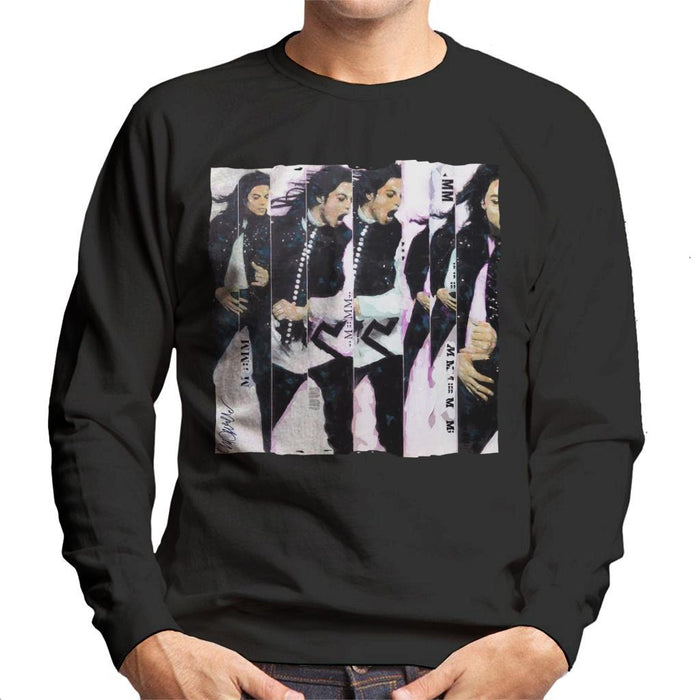 Sidney Maurer Original Portrait Of Michael Jackson 90s Mens Sweatshirt - Mens Sweatshirt