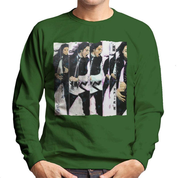 Sidney Maurer Original Portrait Of Michael Jackson 90s Mens Sweatshirt - Mens Sweatshirt