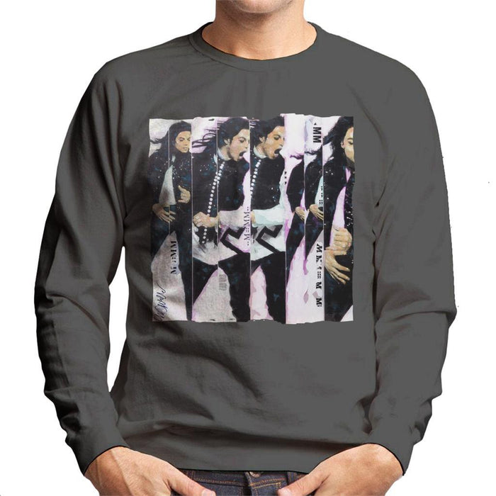 Sidney Maurer Original Portrait Of Michael Jackson 90s Mens Sweatshirt - Mens Sweatshirt