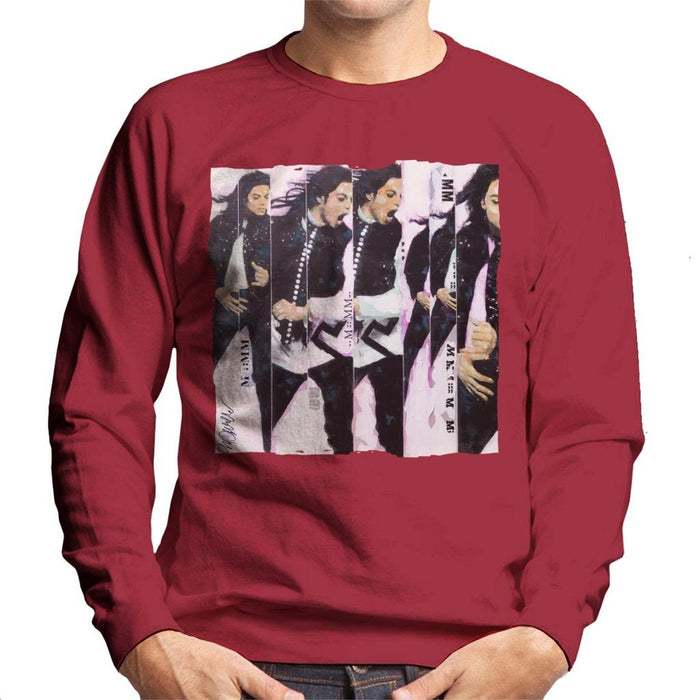 Sidney Maurer Original Portrait Of Michael Jackson 90s Mens Sweatshirt - Mens Sweatshirt