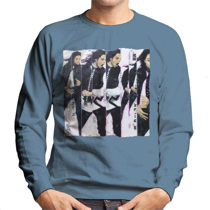 Sidney Maurer Original Portrait Of Michael Jackson 90s Mens Sweatshirt - Mens Sweatshirt