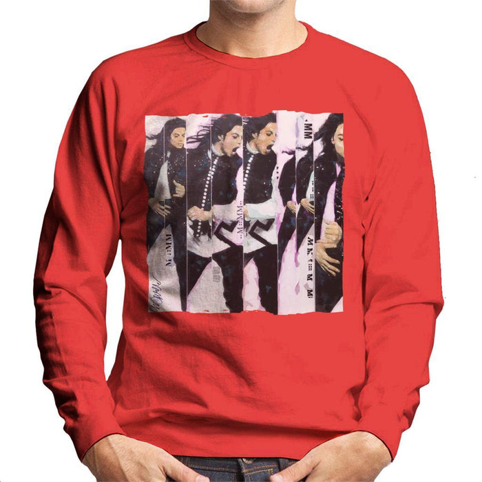 Sidney Maurer Original Portrait Of Michael Jackson 90s Mens Sweatshirt - Mens Sweatshirt