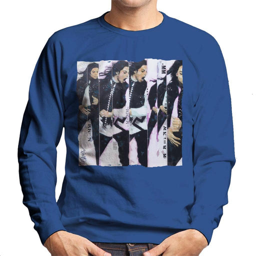 Sidney Maurer Original Portrait Of Michael Jackson 90s Mens Sweatshirt - Mens Sweatshirt