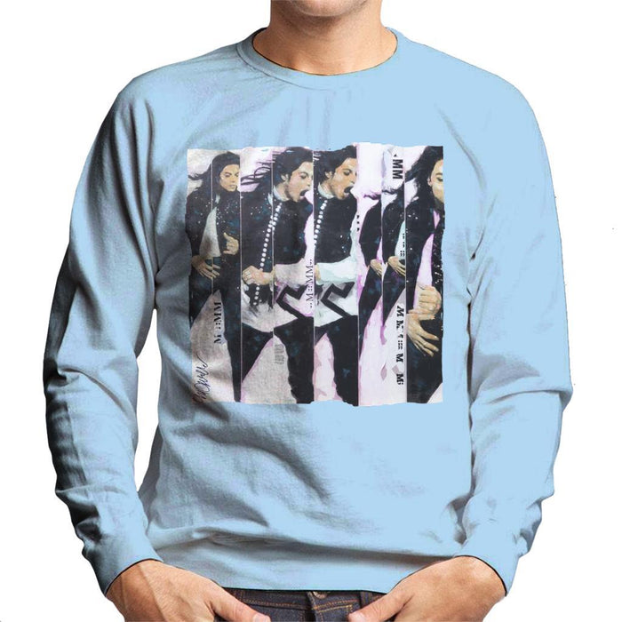 Sidney Maurer Original Portrait Of Michael Jackson 90s Mens Sweatshirt - Mens Sweatshirt
