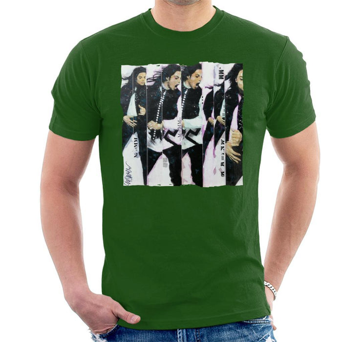 Sidney Maurer Original Portrait Of Michael Jackson 90s Mens T-Shirt - Mens T-Shirt