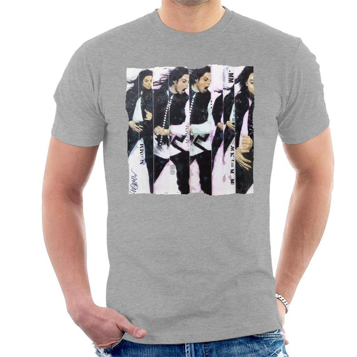 Sidney Maurer Original Portrait Of Michael Jackson 90s Mens T-Shirt - Mens T-Shirt