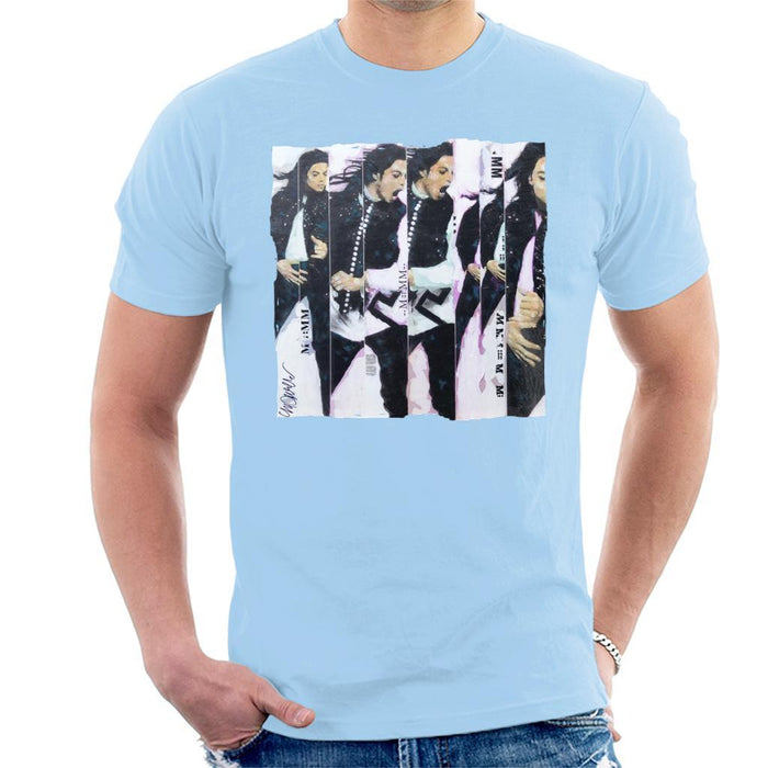 Sidney Maurer Original Portrait Of Michael Jackson 90s Mens T-Shirt - Mens T-Shirt
