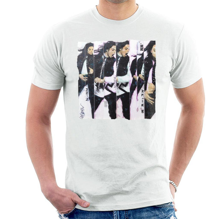 Sidney Maurer Original Portrait Of Michael Jackson 90s Mens T-Shirt - Mens T-Shirt