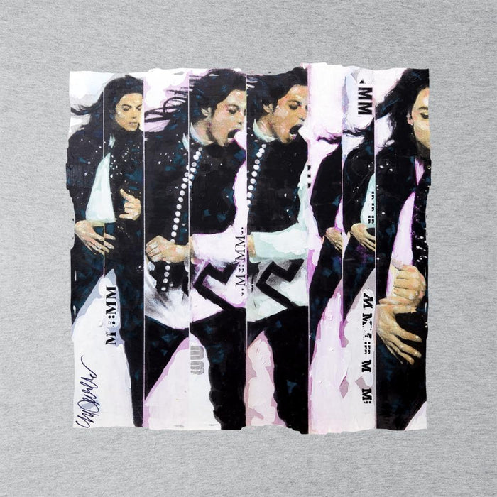 Sidney Maurer Original Portrait Of Michael Jackson 90s Womens T-Shirt - Womens T-Shirt