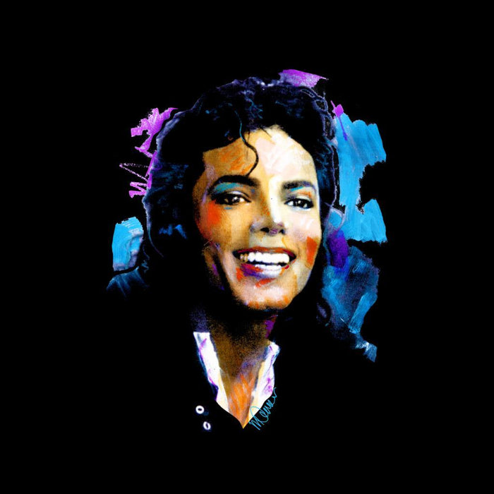 Sidney Maurer Original Portrait Of Michael Jackson Smile Kids Sweatshirt - Kids Boys Sweatshirt