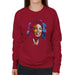 Sidney Maurer Original Portrait Of Michael Jackson Smile Womens Sweatshirt - Womens Sweatshirt