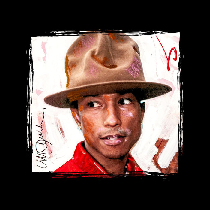 Sidney Maurer Original Portrait Of Pharrel Williams The Hat Kid's T-Shirt