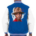Sidney Maurer Original Portrait Of Pharrel Williams Hat Mens Varsity Jacket - Small / Royal/White - Mens Varsity Jacket
