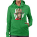 Sidney Maurer Original Portrait Of Pharrel Williams Hat Womens Hooded Sweatshirt - Womens Hooded Sweatshirt