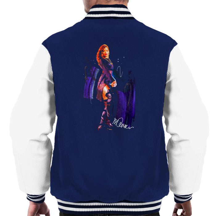 Sidney Maurer Original Portrait Of Rihanna Long Boots Mens Varsity Jacket - Mens Varsity Jacket