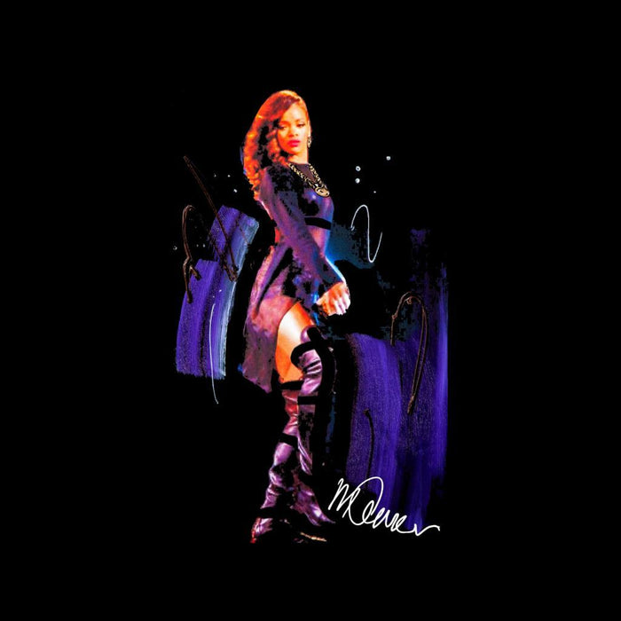 Sidney Maurer Original Portrait Of Rihanna Long Boots Womens Sweatshirt - Womens Sweatshirt