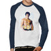Sidney Maurer Original Portrait Of Sylvester Stallone Belt Mens Baseball Long Sleeved T-Shirt - Mens Baseball Long Sleeved T-Shirt
