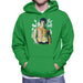 Sidney Maurer Original Portrait Of Sylvester Stallone Belt Mens Hooded Sweatshirt - Mens Hooded Sweatshirt
