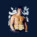 Sidney Maurer Original Portrait Of Sylvester Stallone Belt Mens Varsity Jacket - Mens Varsity Jacket