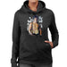 Sidney Maurer Original Portrait Of Sylvester Stallone Belt Womens Hooded Sweatshirt - Womens Hooded Sweatshirt