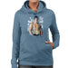 Sidney Maurer Original Portrait Of Sylvester Stallone Belt Womens Hooded Sweatshirt - Womens Hooded Sweatshirt