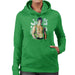 Sidney Maurer Original Portrait Of Sylvester Stallone Belt Womens Hooded Sweatshirt - Womens Hooded Sweatshirt
