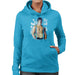 Sidney Maurer Original Portrait Of Sylvester Stallone Belt Womens Hooded Sweatshirt - Womens Hooded Sweatshirt
