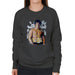 Sidney Maurer Original Portrait Of Sylvester Stallone Belt Womens Sweatshirt - Womens Sweatshirt