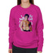Sidney Maurer Original Portrait Of Sylvester Stallone Belt Womens Sweatshirt - Womens Sweatshirt