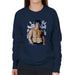Sidney Maurer Original Portrait Of Sylvester Stallone Belt Womens Sweatshirt - Womens Sweatshirt