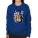 Sidney Maurer Original Portrait Of Sylvester Stallone Belt Womens Sweatshirt - Womens Sweatshirt