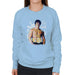Sidney Maurer Original Portrait Of Sylvester Stallone Belt Womens Sweatshirt - Womens Sweatshirt